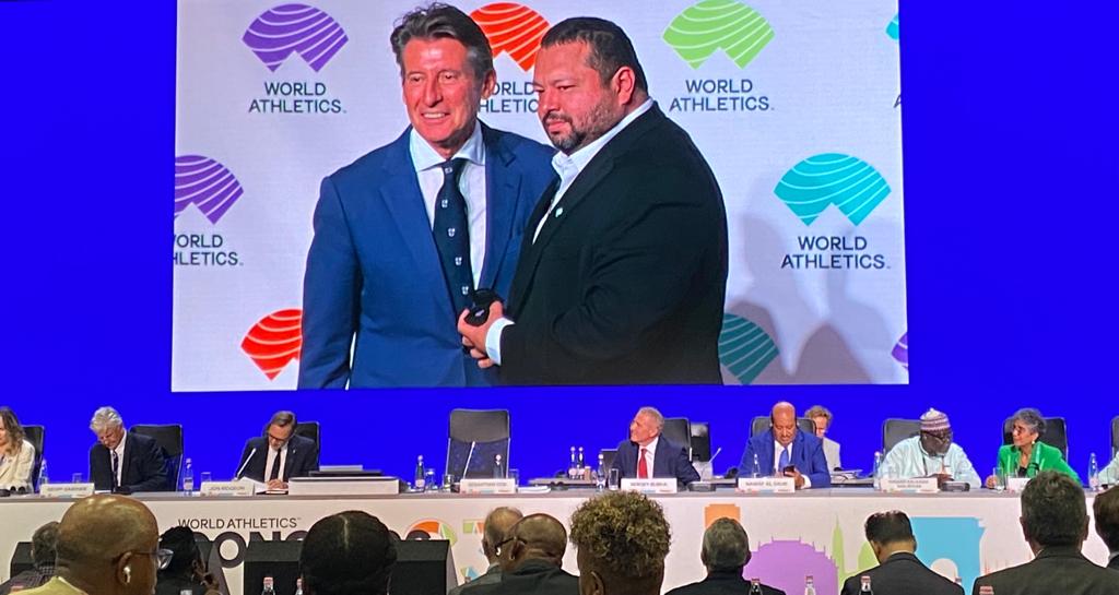 Primer hondureño en recibir reconocimiento a nivel mundial en 111 años de historia del Atletismo